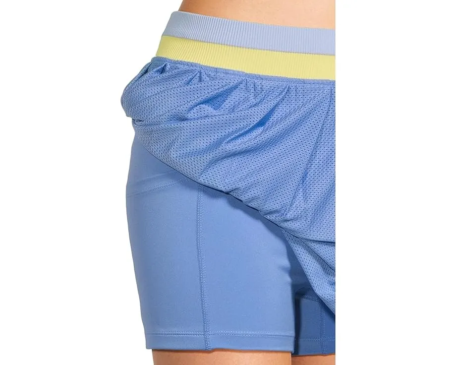 Юбка Beach Riot Irina для спорта со встроенными шортами и складками