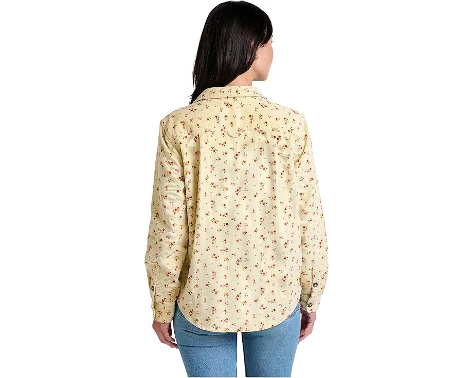 Рубашка Toad&Co Cascadia с отложным воротником из смеси конопли и хлопка