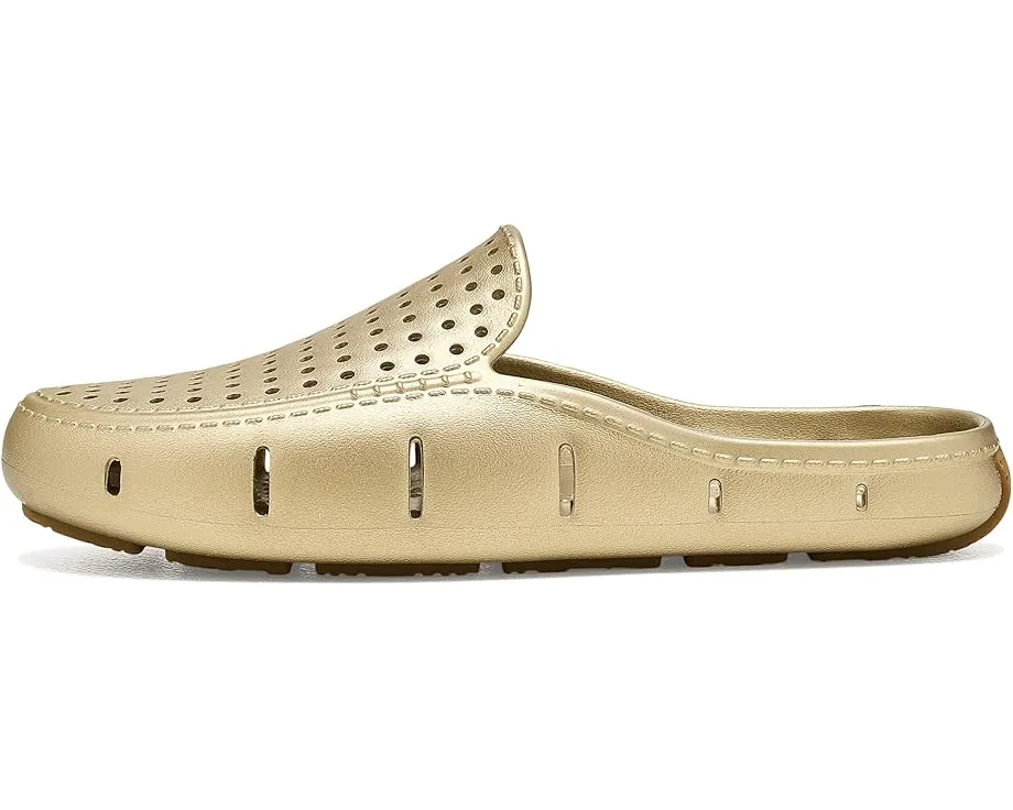 Floafers слайды Sunset Slide Metallic с поддержкой свода стопы