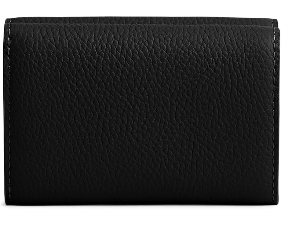 Мини-трифолд кошелек COACH из полированной гальки