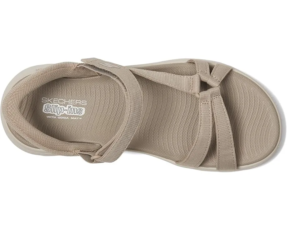 Сандалии Skechers GO WALK Flex Illuminate с технологией Hands Free Slip-Ins