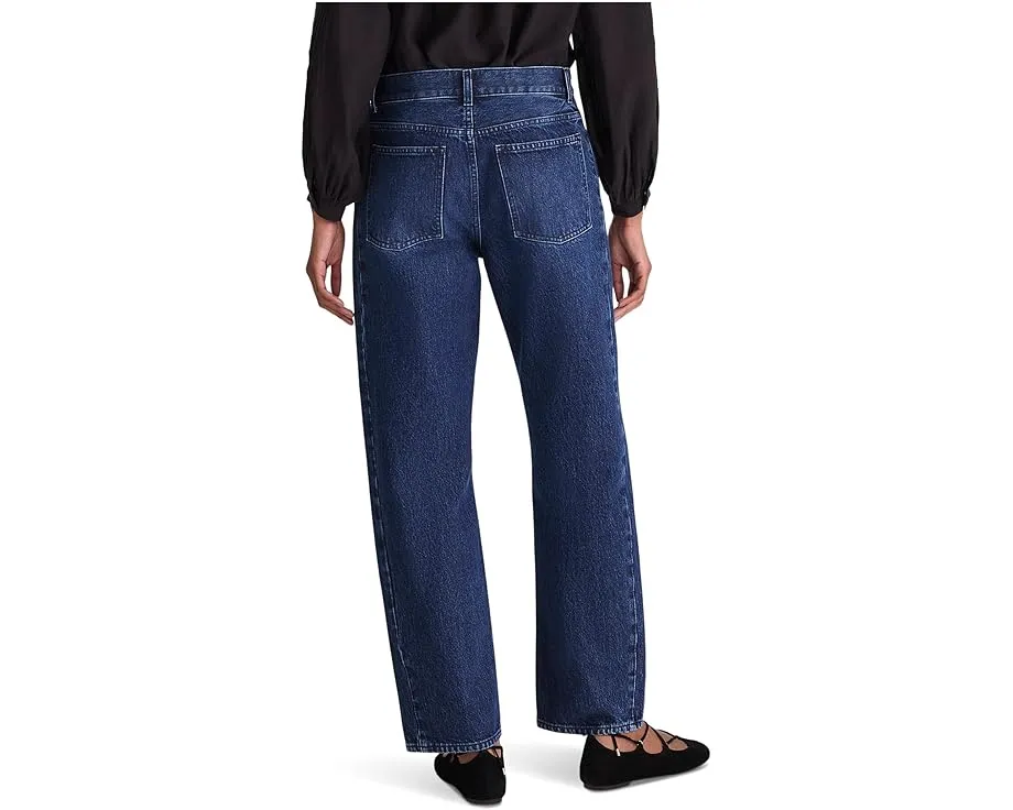 Джинсы Madewell Pieced Barrel с зауженным кроем и потертостями Mckinney Wash