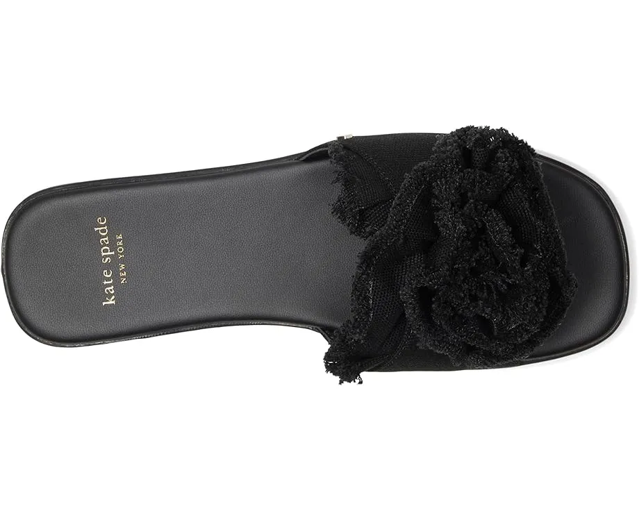 Сандалии на плоской подошве Kate Spade New York Flourish с декором в виде розы