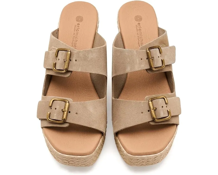 Босоножки Eric Michael Focus на танкетке с регулируемыми ремешками