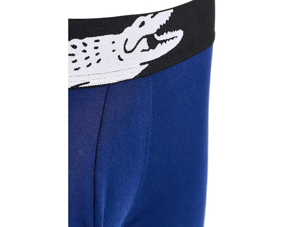 Набор из 3 боксеров Lacoste 3-Pack Crocodile Logo Boxer Briefs с логотипом крокодила