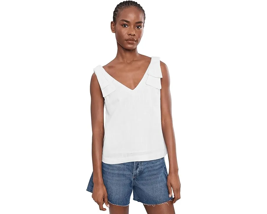 Bow Strap Linen Top