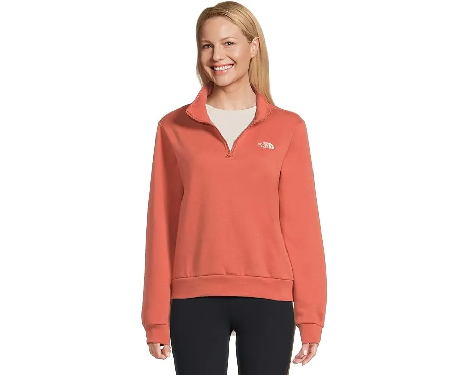 Свитшот The North Face Evolution с молнией на четверть и вышивкой