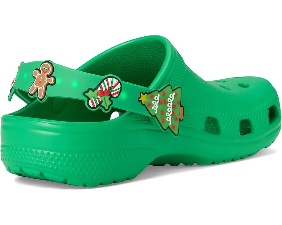 Классические кроксы Crocs Kids с праздничными огнями для детей