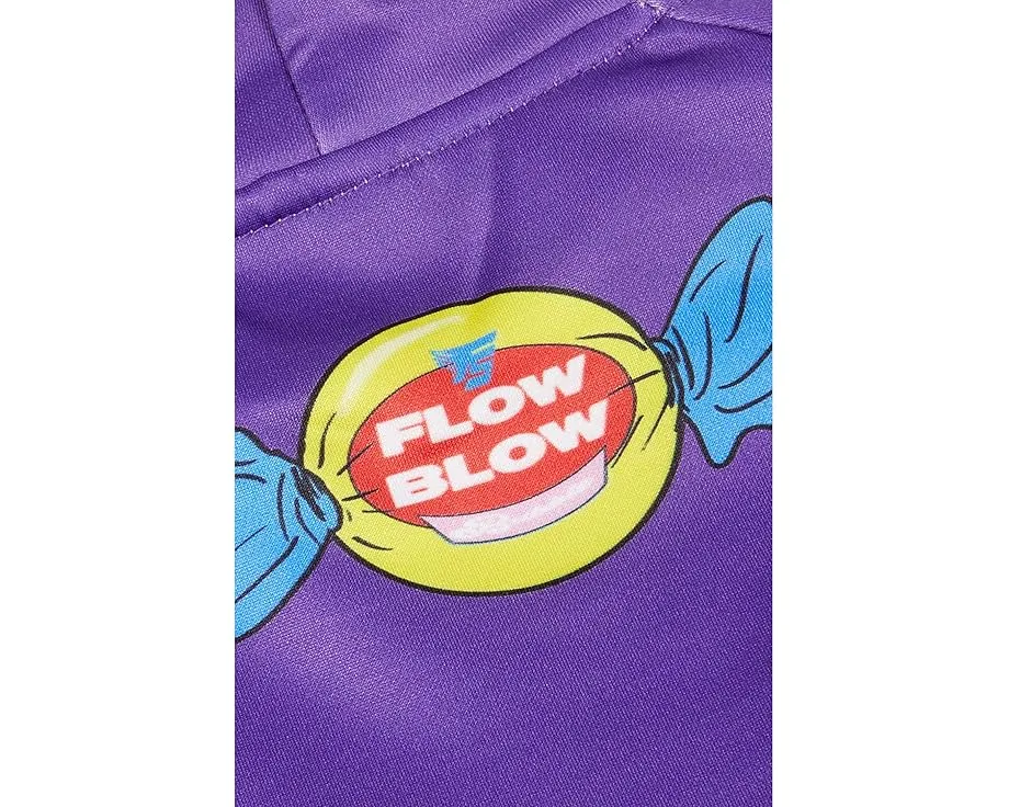 Толстовка FLOW SOCIETY с крупным принтом жевательной резинки и капюшоном