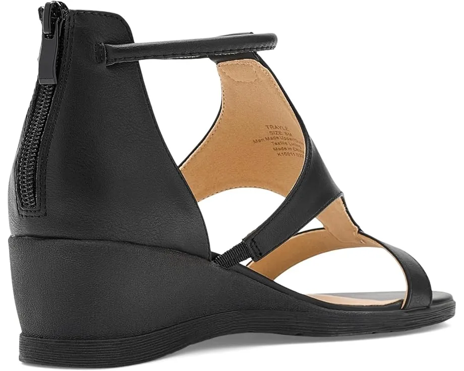 Босоножки Trayle на платформе и клине из веганской кожи с ремешками
