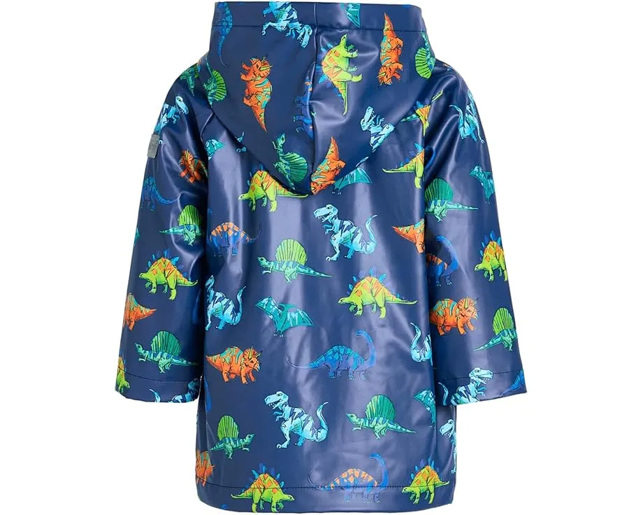 Непромокаемый плащ Hatley Kids Dino Party на кнопках с динозаврами