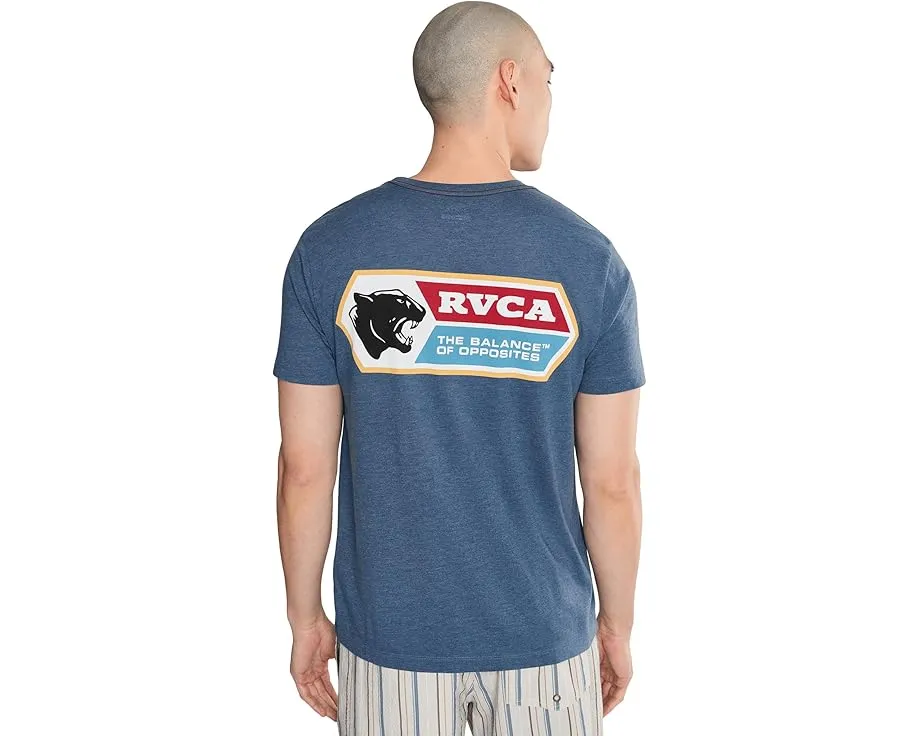 Футболка RVCA Pantero Short Sleeve с принтом и красной строчкой