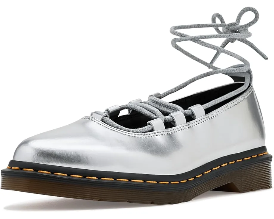 Балетки Elphie II от Dr. Martens с острым носком и шнуровкой