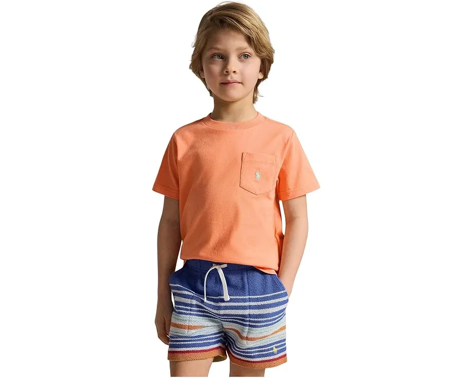 Детская футболка Polo Ralph Lauren из хлопкового джерси с карманом