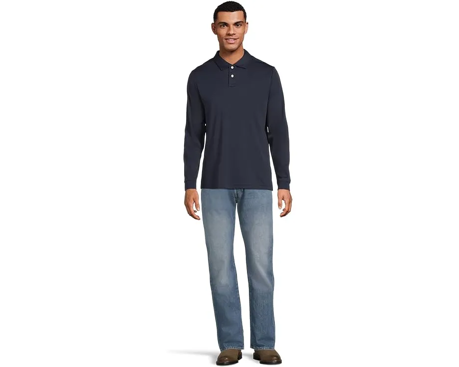 Поло Comfort Stretch Performance с длинным рукавом и слегка приталенным кроем от L.L.Bean