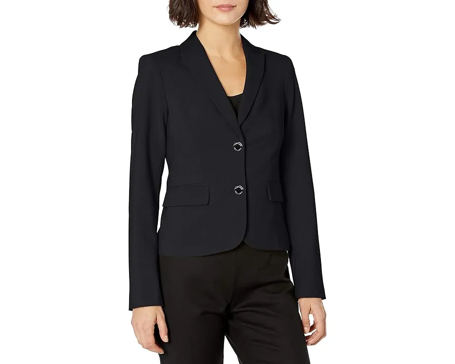 Calvin Klein двубортный жакет с лацканами и прорезными карманами