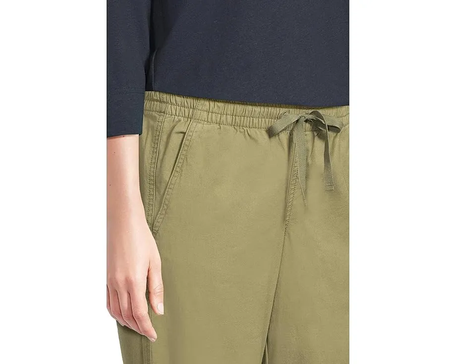 Широкие брюки L.L.Bean Lakewashed с поясом на резинке и расслабленным кроем