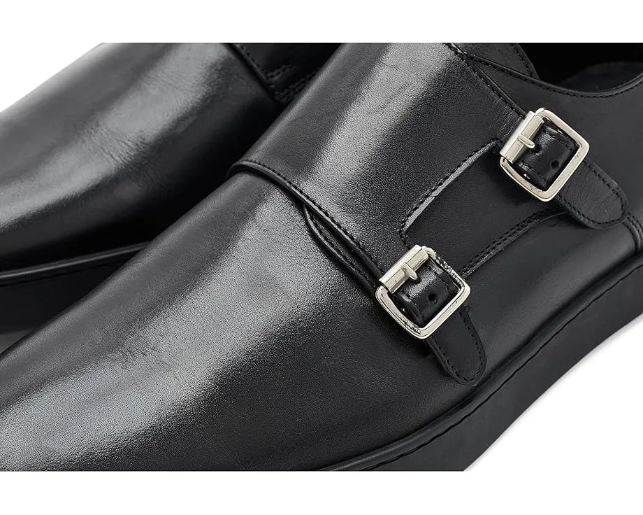 Туфли-монки Palestro от Bruno Magli из итальянской кожи с прострочкой