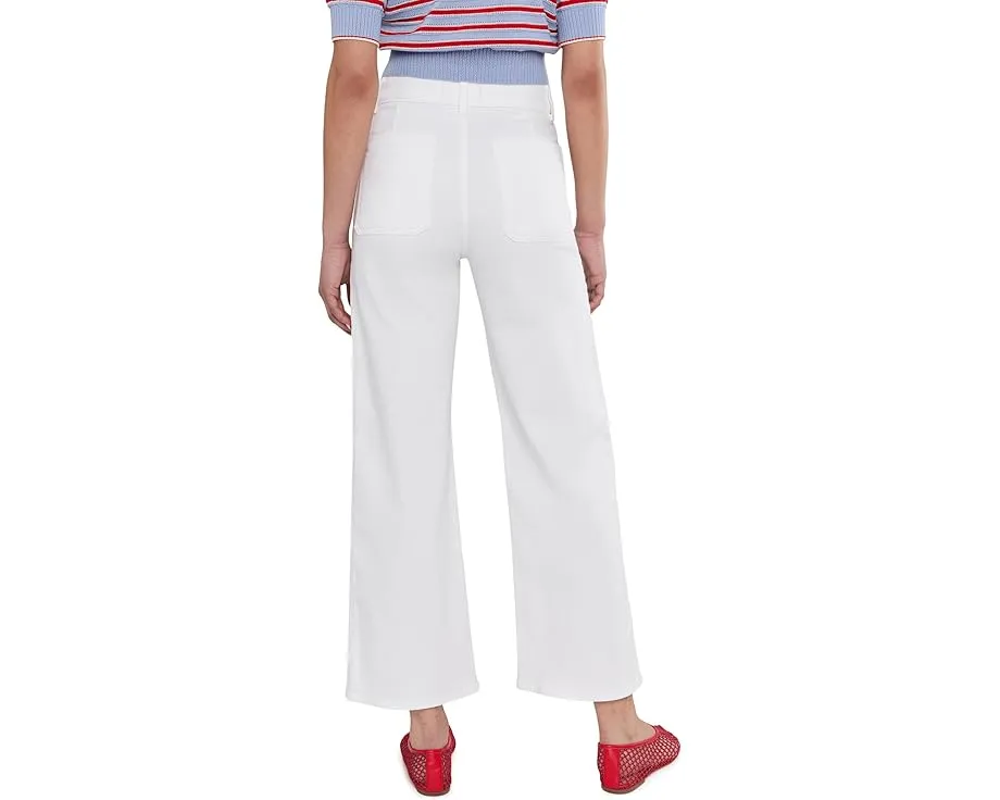 Джинсы Madewell The Short Emmy Wide-Leg с широкими штанинами в цвете Tile White