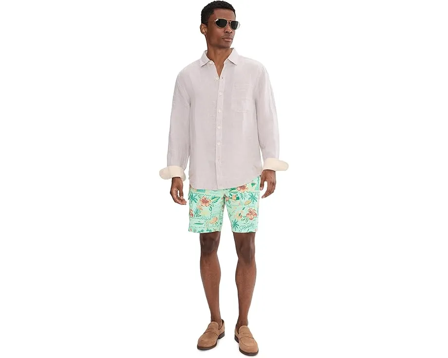 Tommy Bahama Шорты Baja Florida Fun 8 с цветочным принтом и защитой UPF 30