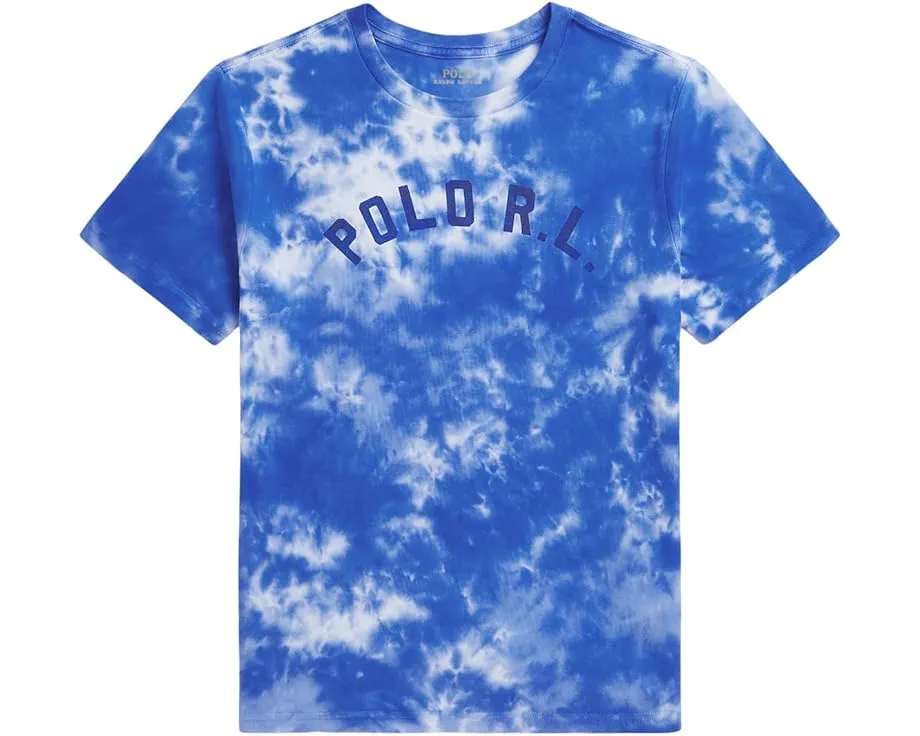 Logo Tie-Dye Cotton Tee (Big Kid)