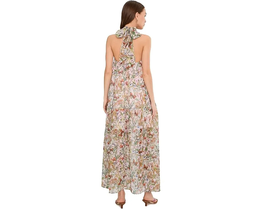 Макси-платье Drop Waist High Collar без рукавов от Avec Les Filles