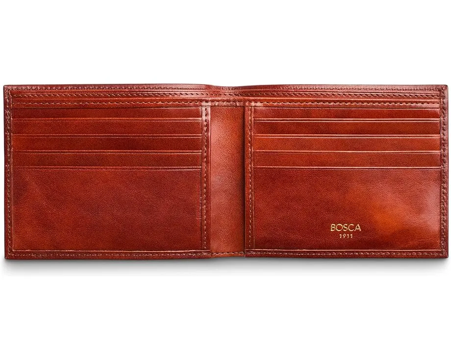 Bosca Old Leather Classic кошелек на 8 отделений из состаренной кожи