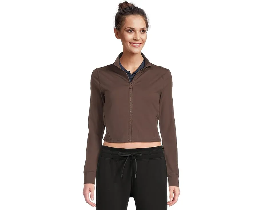 Куртка на молнии Moveknit Full Zip от TravisMathew с укороченным кроем и карманами на молнии