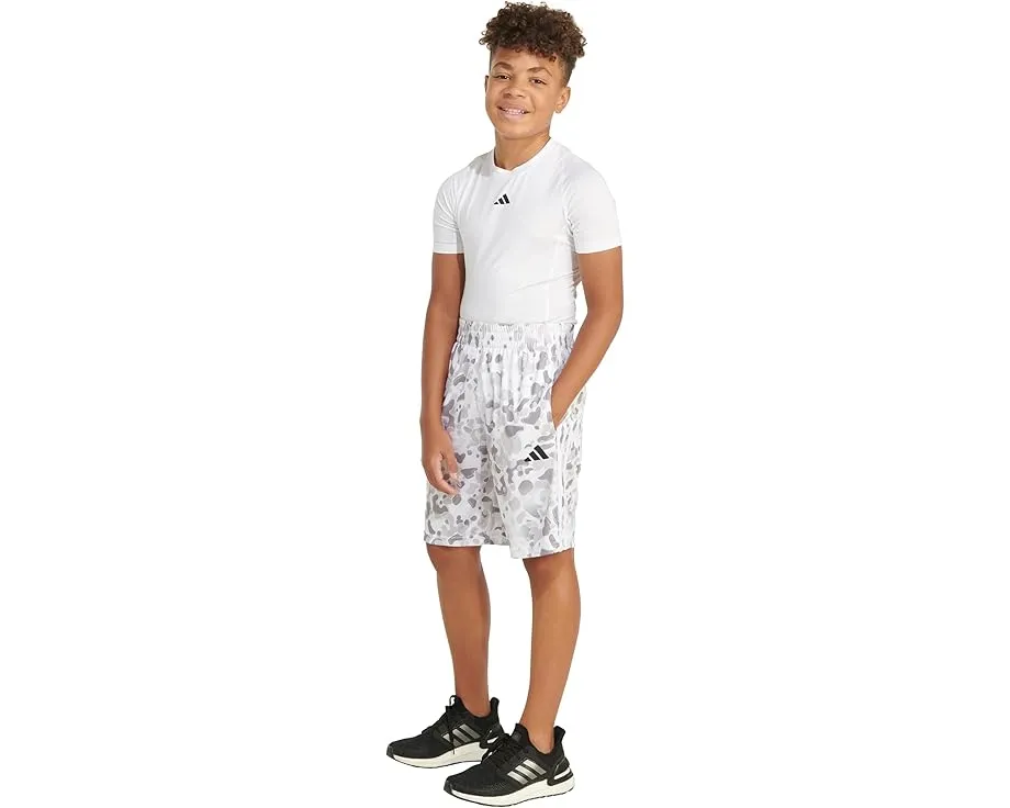Шорты Adidas AOP C Camo S24 для детей с камуфляжным принтом