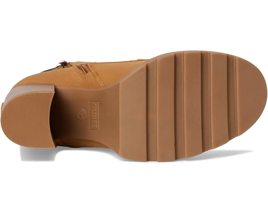 Ботильоны GUESS Nellsan на устойчивом каблуке с круглым носком