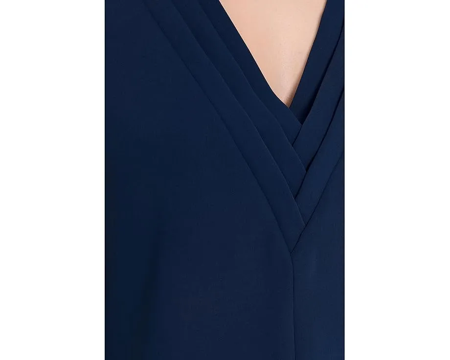 Топ Trina Turk Zula с V-образным вырезом и плиссировкой