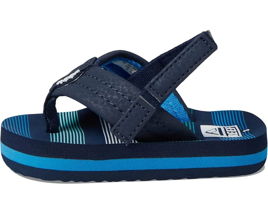 Детские сандалии Reef Little Ahi с мягкой стелькой и ремешком на пятке