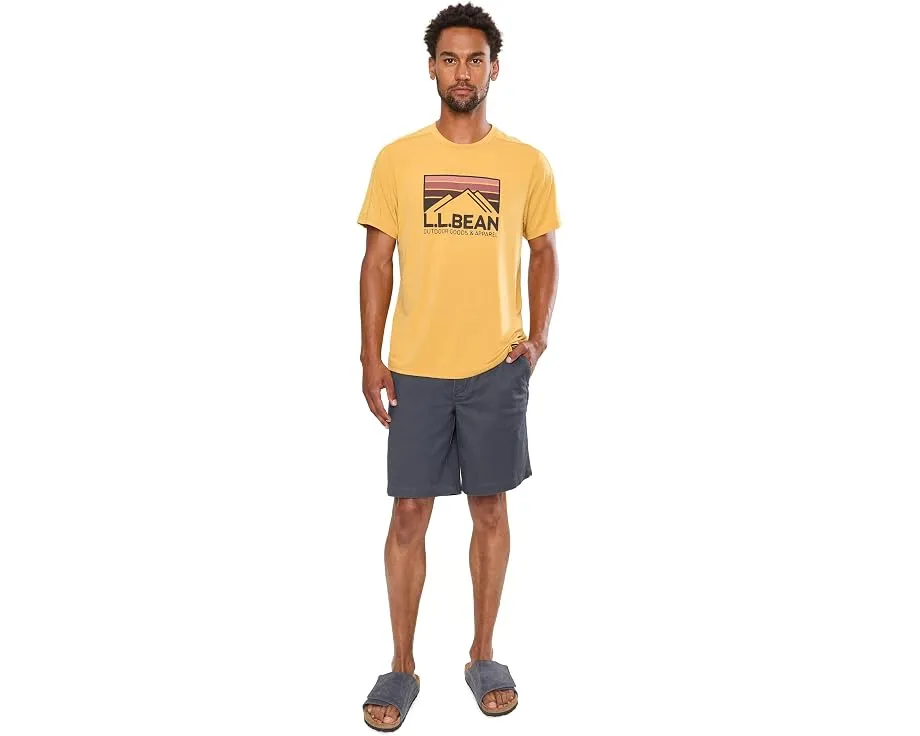 L.L.Bean футболка Everyday SunSmart Tee с коротким рукавом и принтом