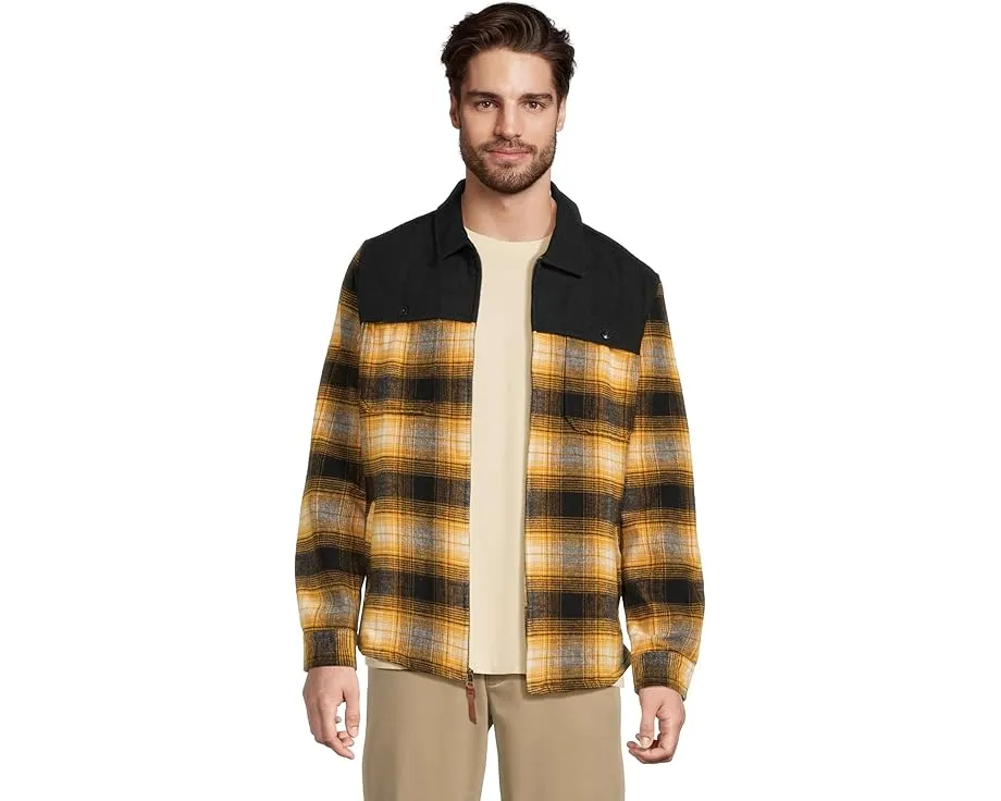 Куртка Signature 1965 Chamois Cloth Stag в клетку с застежкой-молнией и облегающим кроем