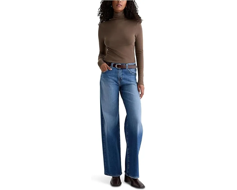 Джинсы AG Jeans Adria Low Rise Baggy Wide Leg свободного кроя