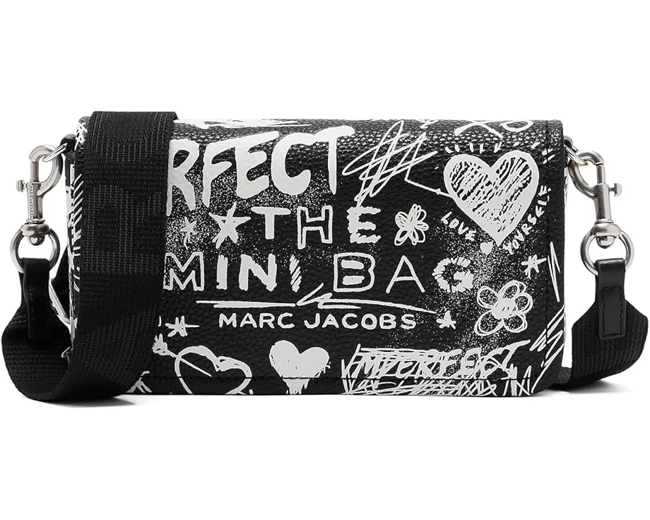 Мини-сумка Marc Jacobs The Punk Scribble с дерзким принтом