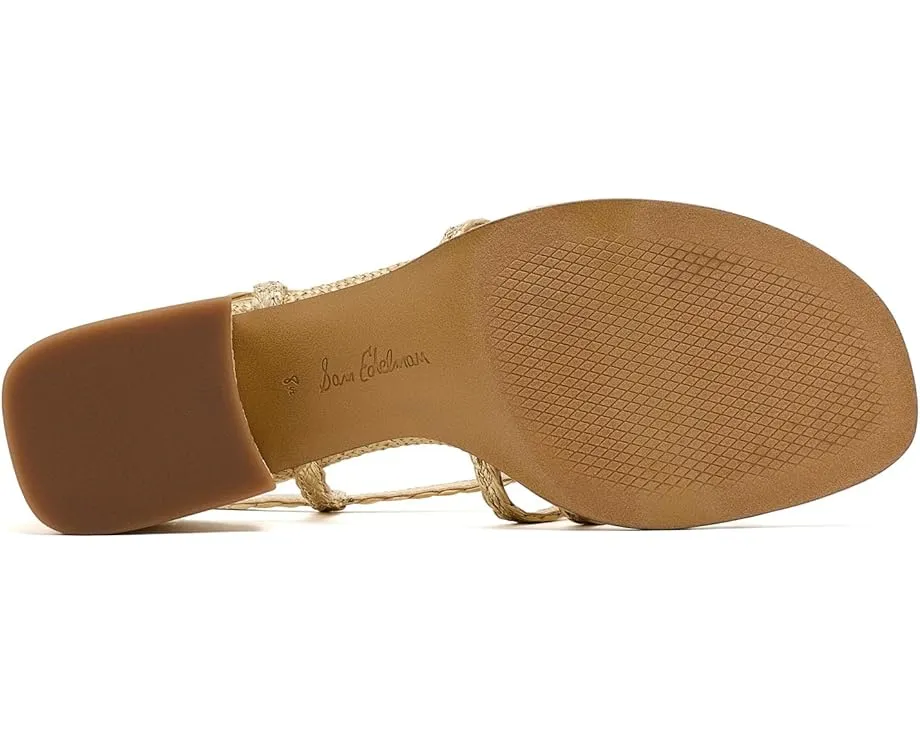Сандалии Sam Edelman Fletcher на каблуке из рафии