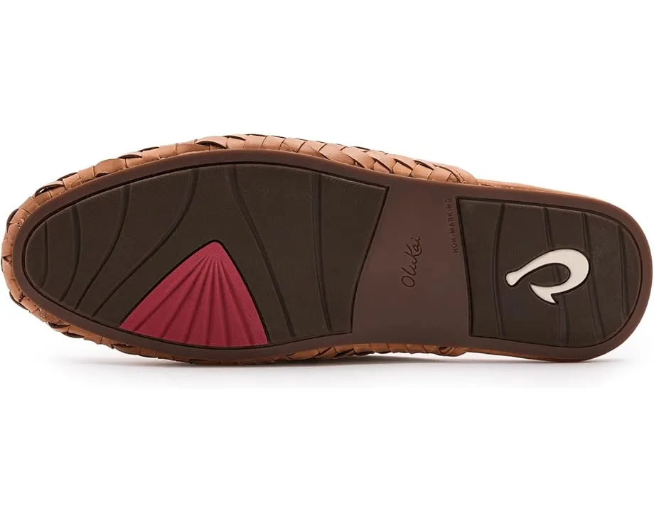 Домашняя обувь OluKai Mi'i из кожи для элегантного стиля