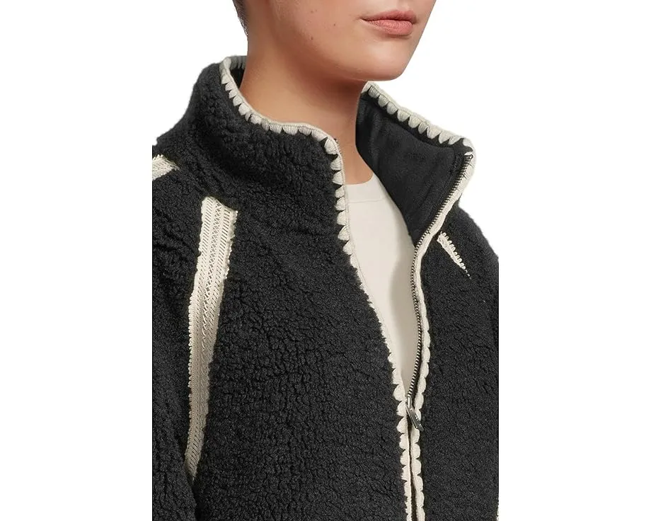 Вязаная куртка UGG Nikia Crochet из плюша Uggfluff с отделкой