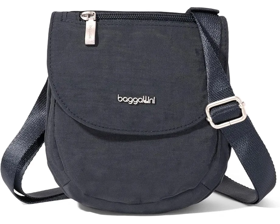Сумка Baggallini Dash Crossbody с защитой RFID и карманом для губной помады