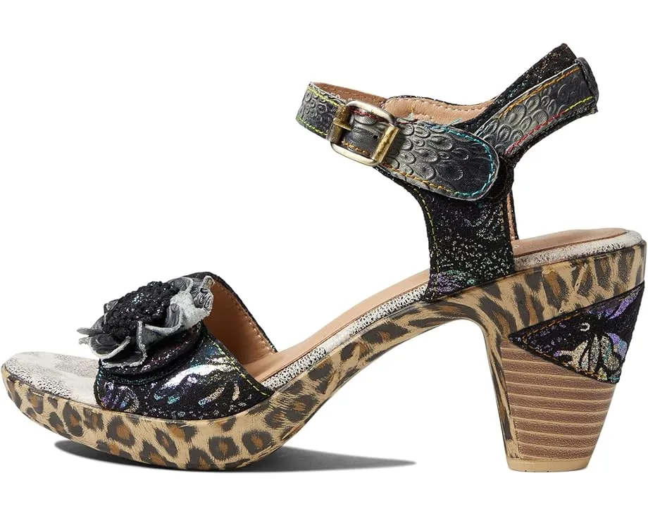 Туфли L'Artiste by Spring Step Wildcat с ручной росписью и цветком из ткани