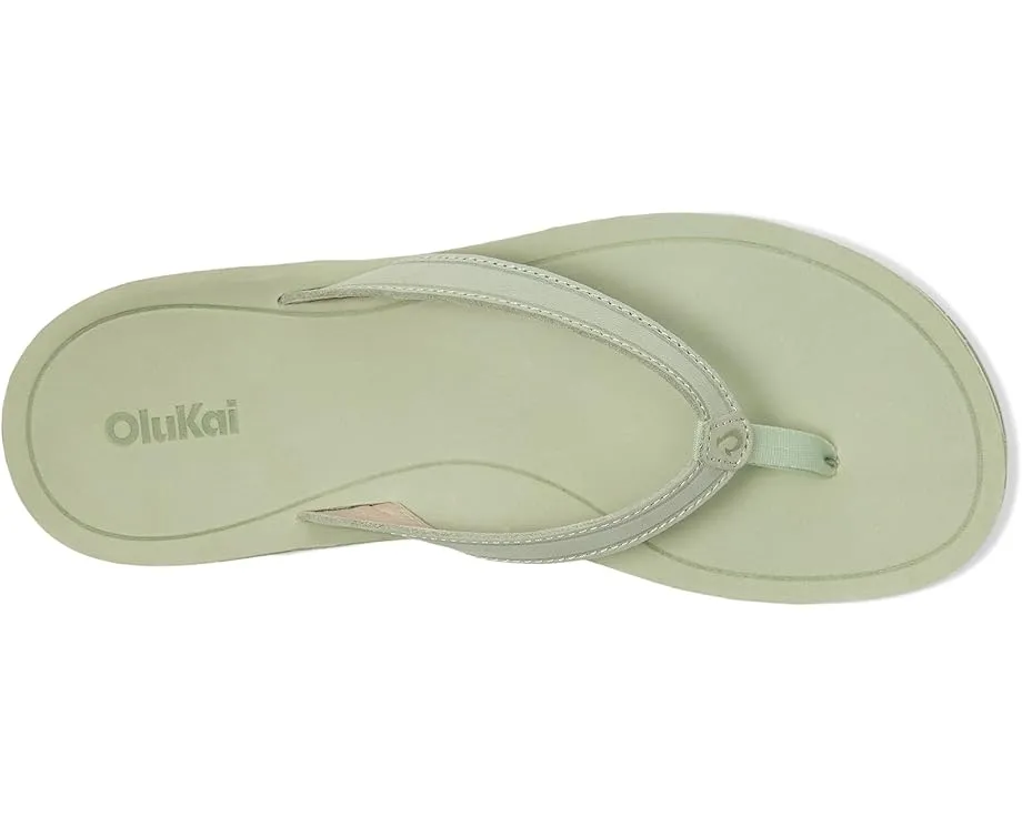Кожаные шлепанцы OluKai Southshore с водонепроницаемой конструкцией