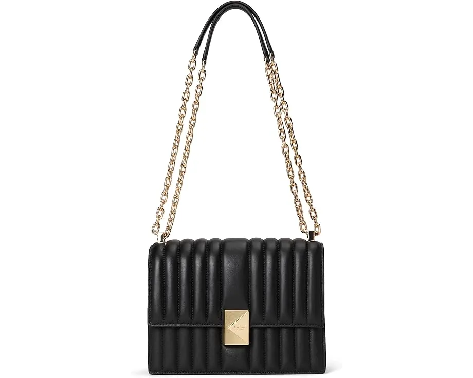 Плечевая сумка Kate Spade New York Deco с цепным ремнем из стеганой кожи