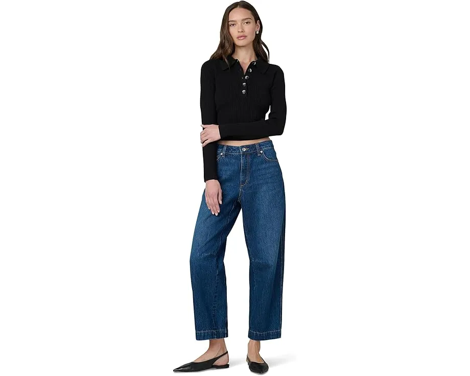 Joe's Jeans Джинсы The Wilder Relaxed Barrel с высокой посадкой и свободным кроем