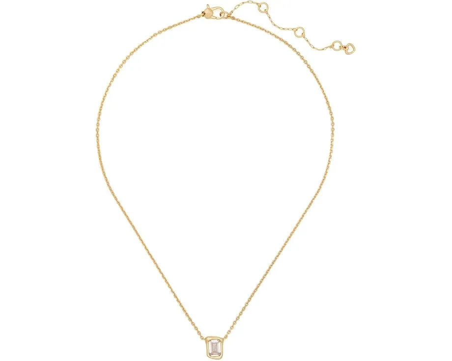 Кулон Interlock из латуни с цирконами от Kate Spade New York