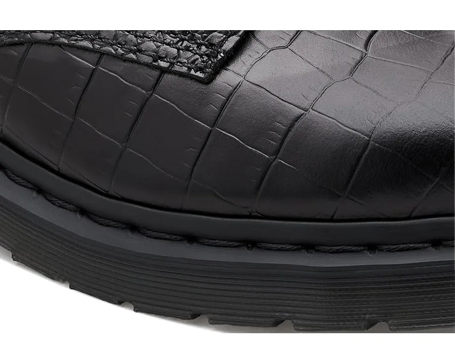 Ботинки Dr. Martens 1460 Croco с тиснением под крокодила на платформе