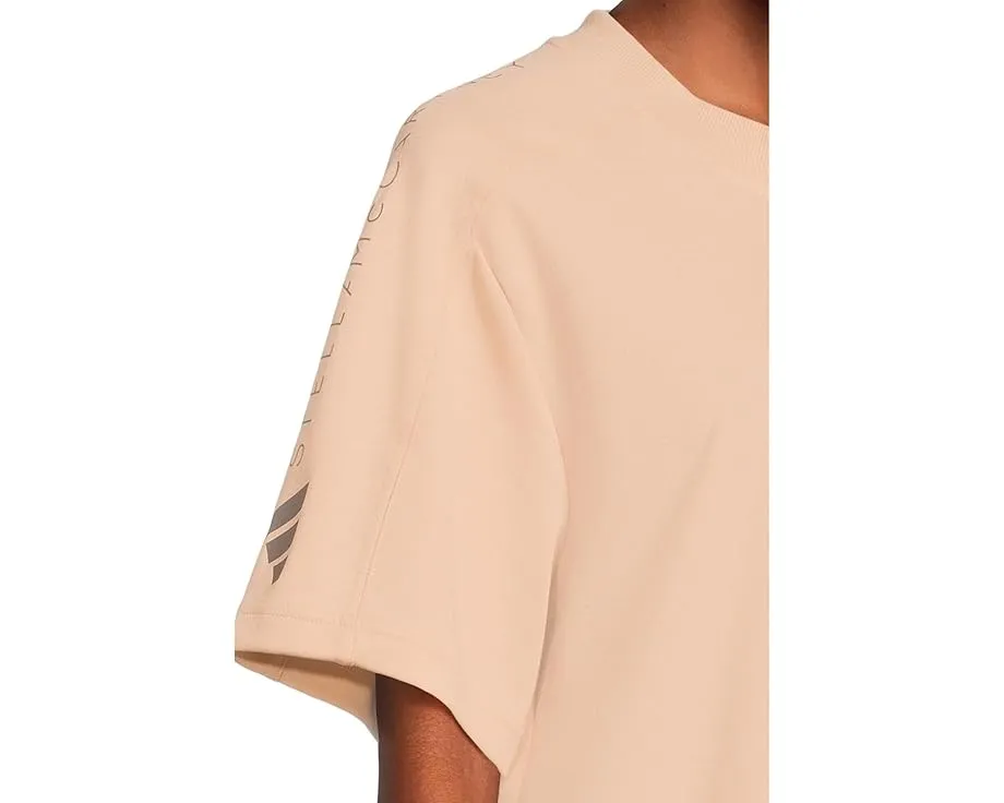 adidas by Stella McCartney свободная футболка из органического хлопка и полиэстера