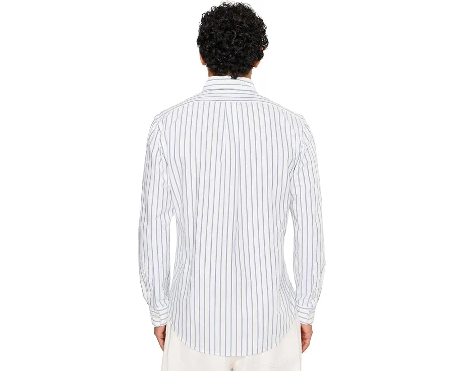 Polo Ralph Lauren Рубашка Custom Fit Striped Oxford в полоску