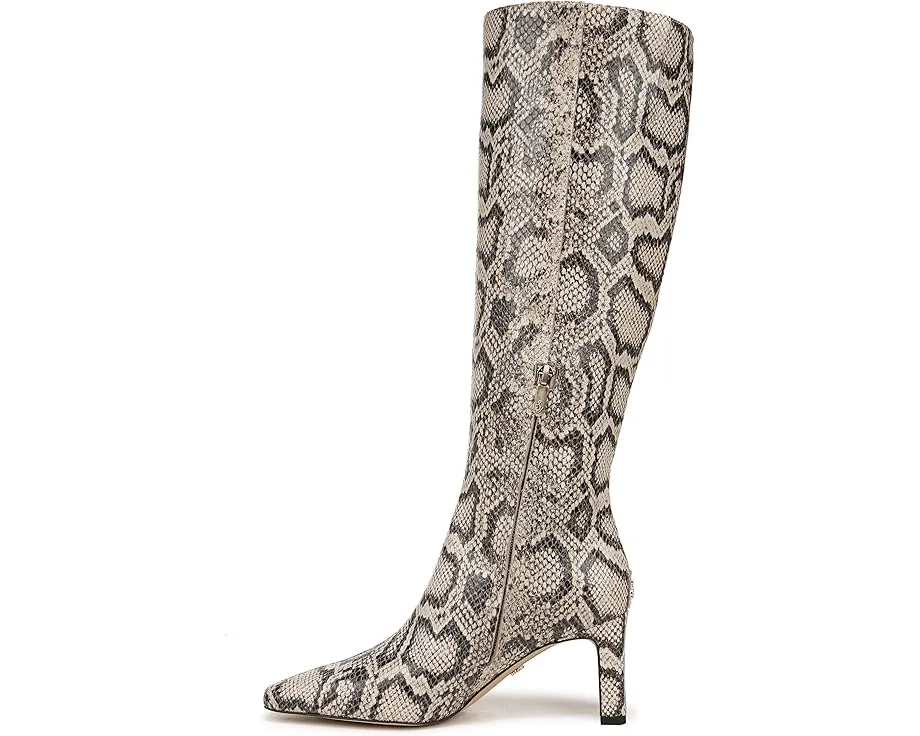 Ботинки Sylvia Wide Calf Sam Edelman из кожи с широким голенищем