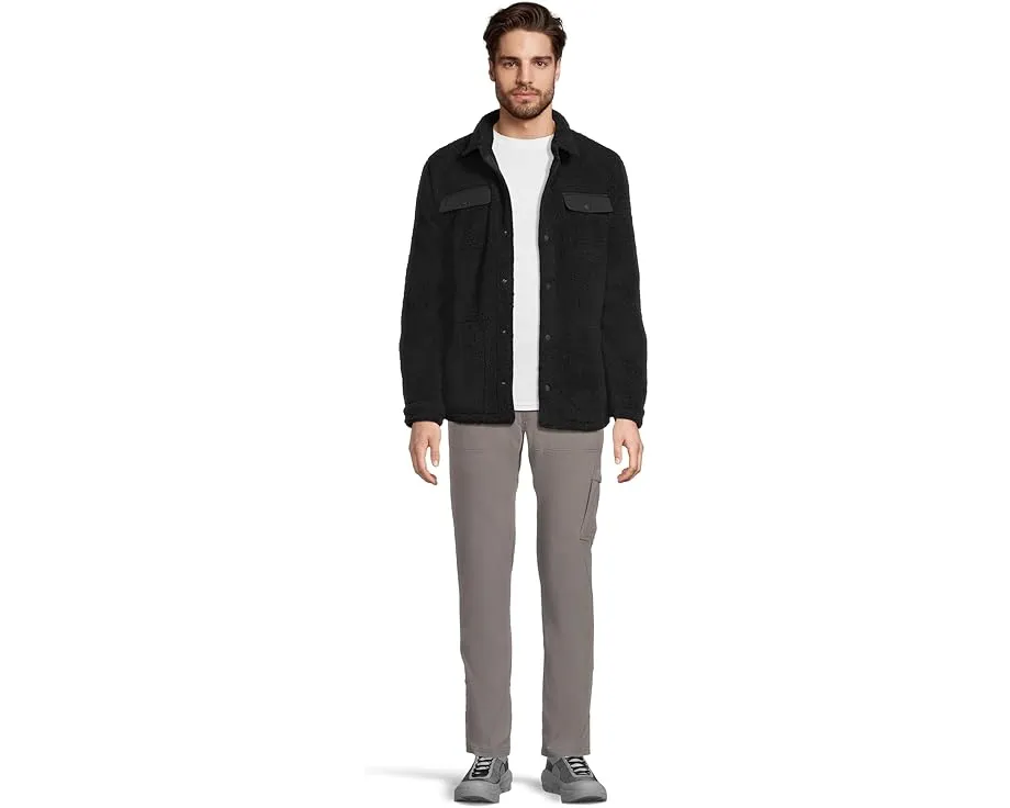 Куртка-рубашка Prana Encinitas Fleece из переработанного флиса с накладными карманами